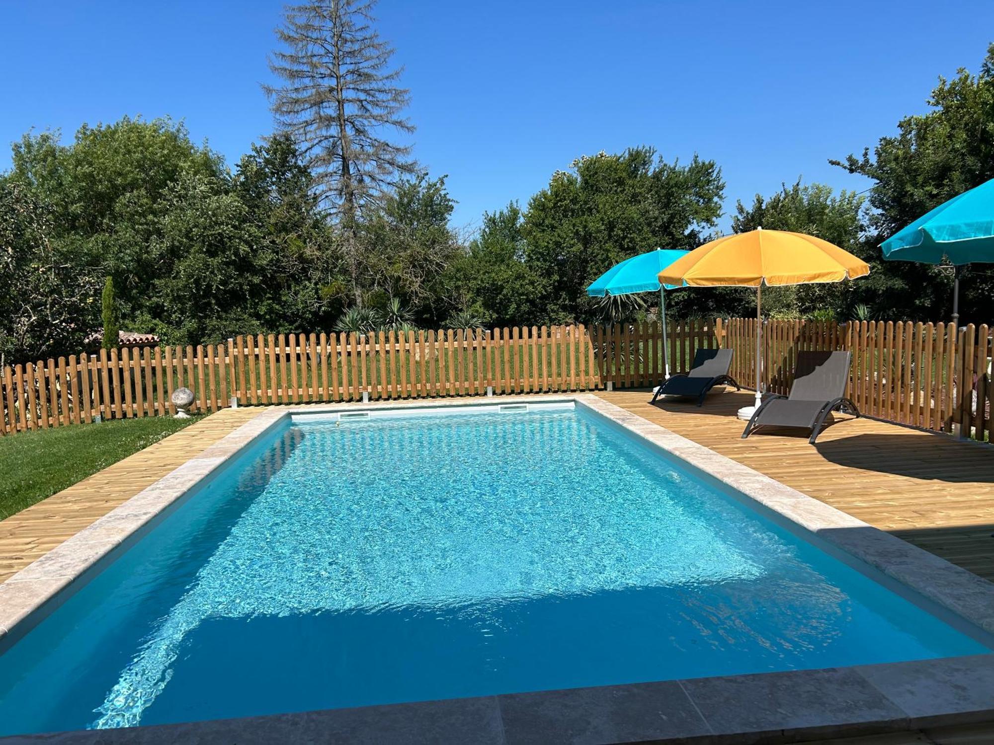 Maison D'Hotes "La Clef Des Champs" Piscine Ortance Sajas Buitenkant foto